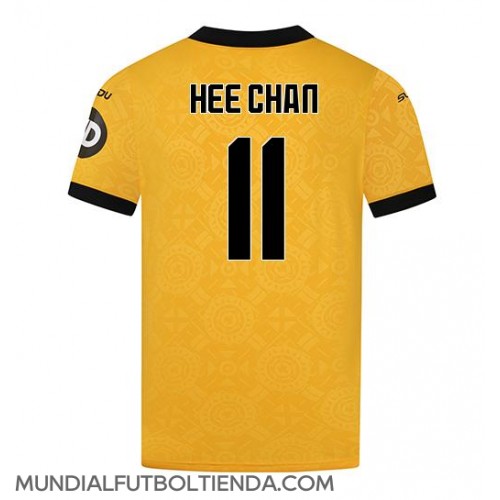 Camiseta Wolves Hee-chan Hwang #11 Primera Equipación Replica 2025-26 mangas cortas